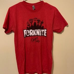 Chuy's Fortnite inspired shirt